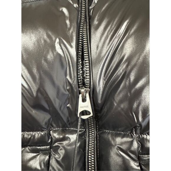 NWT Mackage Montreal Zip-up Ski Hooded Kendrick Puffer Coat Black Size 12 $525 - Picture 12 of 14